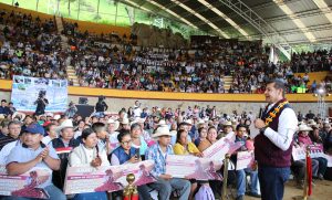Fortalece Armenta Seguridad para el Campo en microrregión de Zacapoaxtla