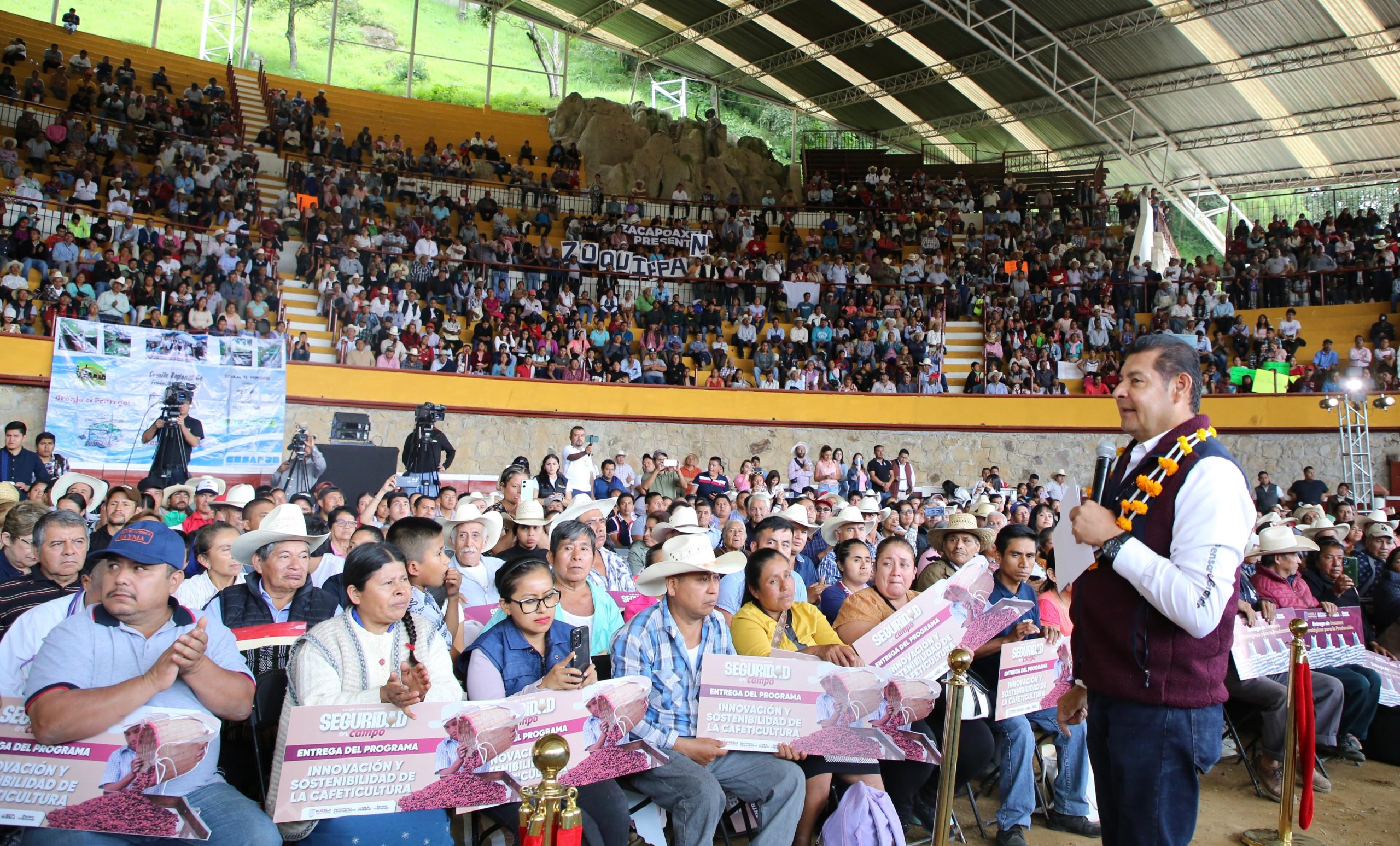 Fortalece Armenta Seguridad para el Campo en microrregión de Zacapoaxtla Fortalece Armenta Seguridad para el Campo en microrregión de Zacapoaxtla