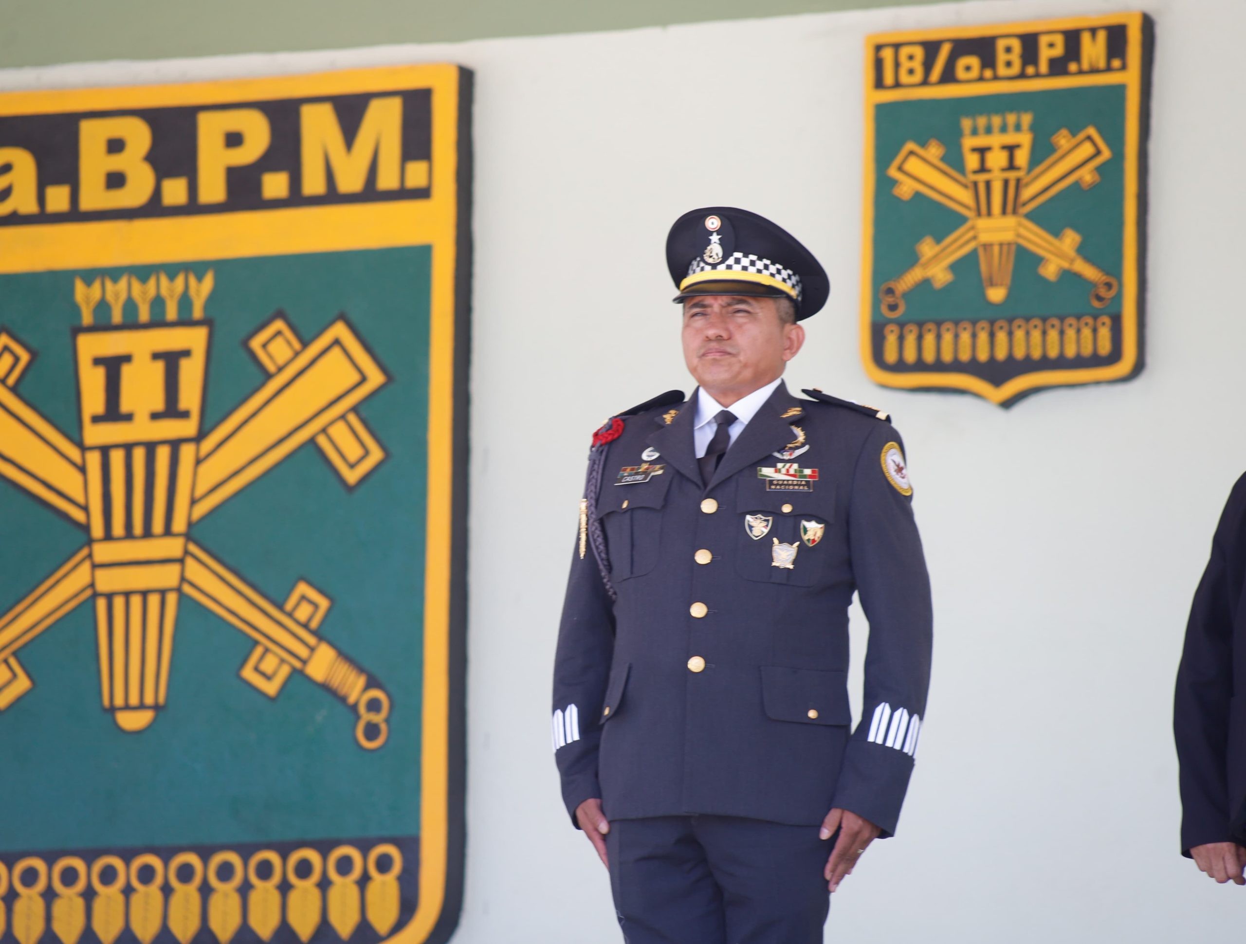 Nuevo comandante de la 6a. Brigada de Policía Militar y coordinador estatal de la Guardia Nacional en Puebla