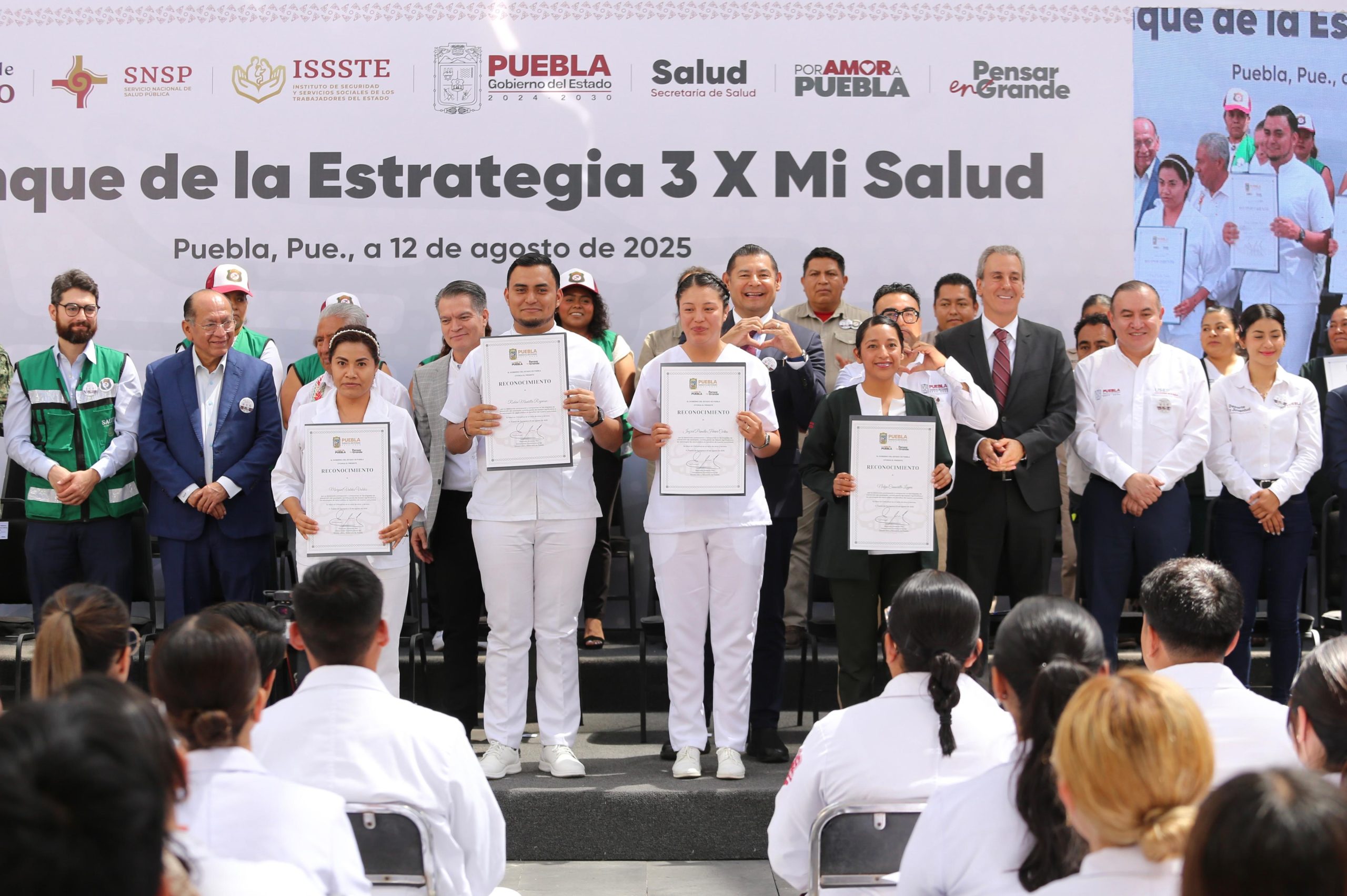 Promueve Gobierno de Puebla, Estrategia 3 x Mi Salud, para lograr bienestar con prevención Promueve Gobierno de Puebla, Estrategia 3 x Mi Salud, para lograr bienestar con prevención