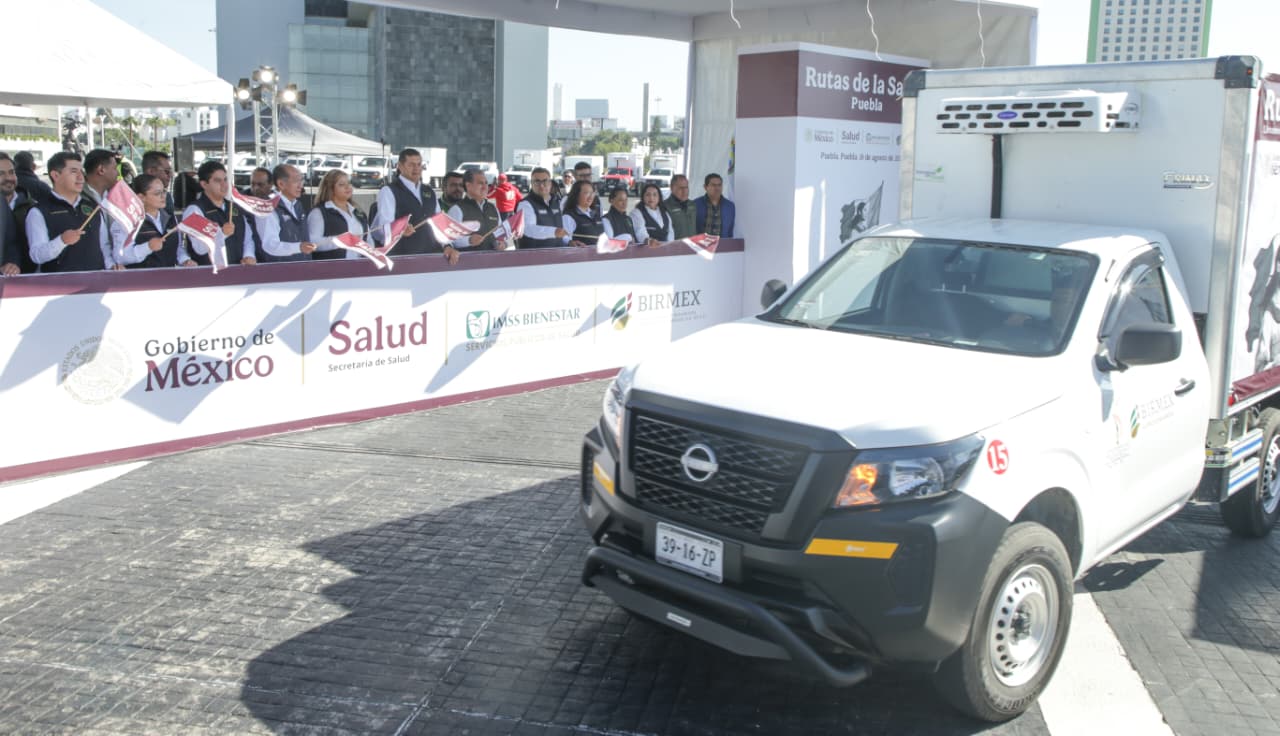 Puebla se suma a Rutas de la Salud, para que medicamentos lleguen a hospitales de IMSS-Bienestar