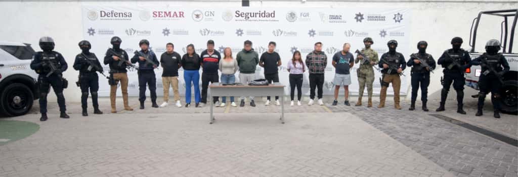Asegura la SSC a nueve personas armadas y con inhibidores de señal