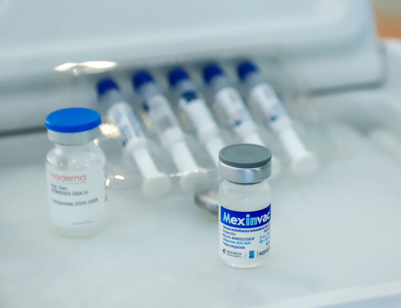Disponibles en Puebla 1.5 millones de dosis contra influenza estacional, COVID-19 y neumococo Disponibles en Puebla 1.5 millones de dosis contra influenza estacional, COVID-19 y neumococo