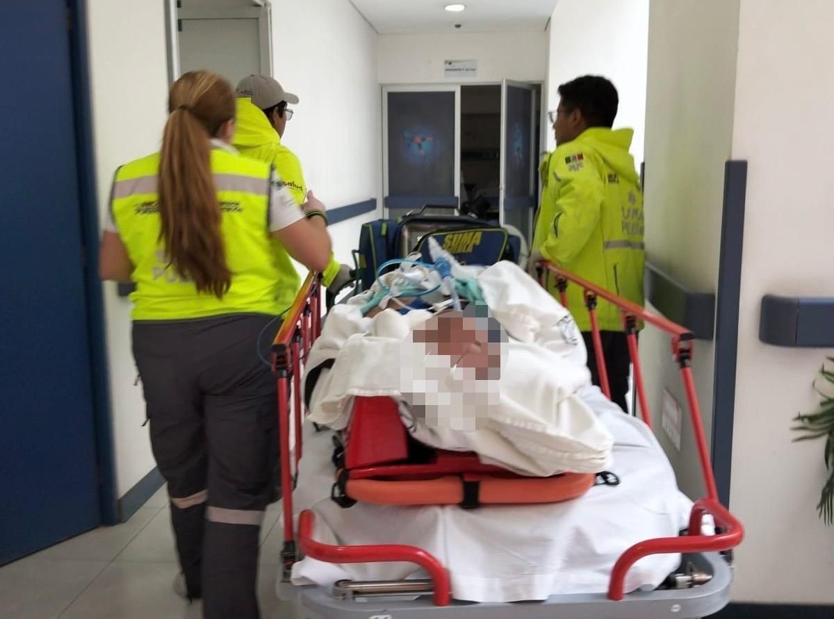 Otro traslado aéreo, ahora de un paciente con traumatismo Otro traslado aéreo, ahora de un paciente con traumatismo