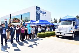 Entrega BUAP 60 toneladas de víveres al Sistema DIF estatal para población damnificada Entrega BUAP 60 toneladas de víveres al Sistema DIF estatal para población damnificada