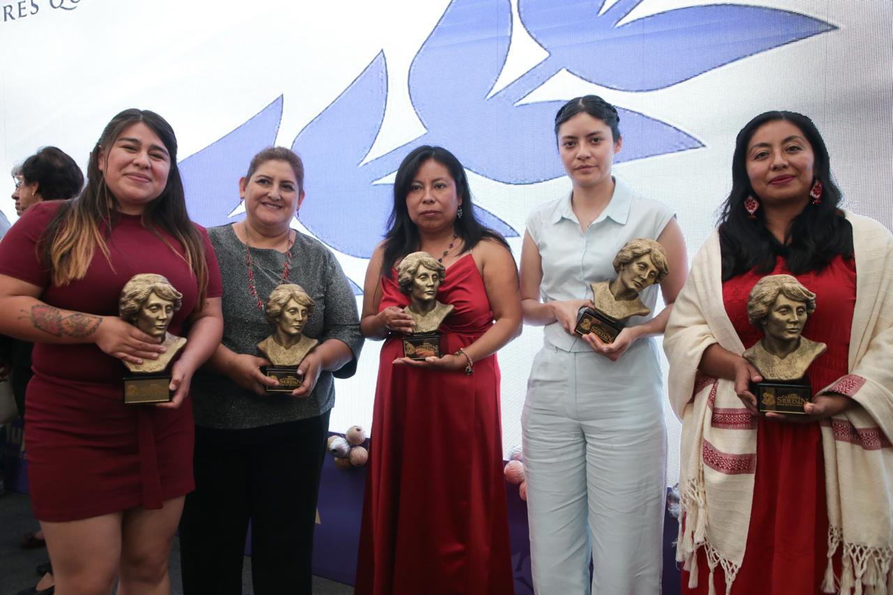 Gobierno de Puebla entrega Premio Carmen Serdán 2025 a mujeres transformadoras