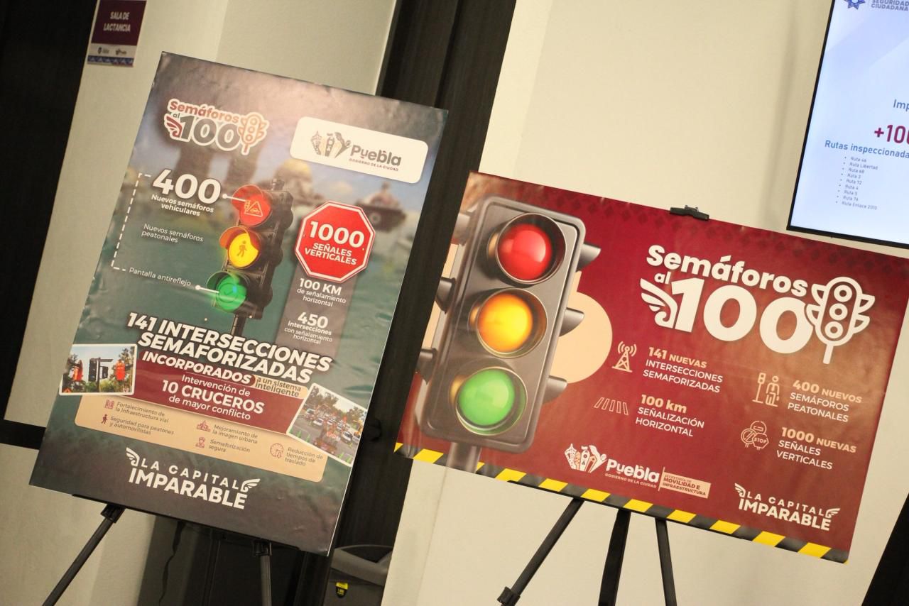 Avanza Gobierno de la Ciudad con el programa Semáforos Al 100