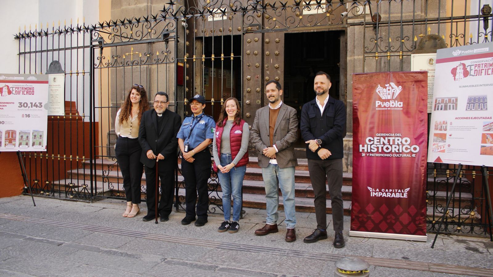 Gobierno de la Ciudad brinda mantenimiento integral a templos e inmuebles del Centro Histórico