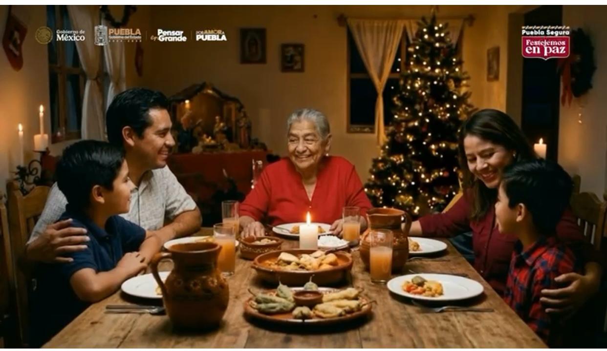 Invita Gobierno de Puebla a celebrar Fin de Año en paz y con responsabilidad
