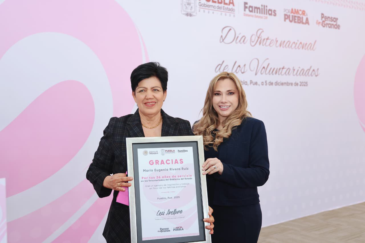 Por su noble labor y altruismo, SEDIF reconoce a Voluntariados del Gobierno de Puebla
