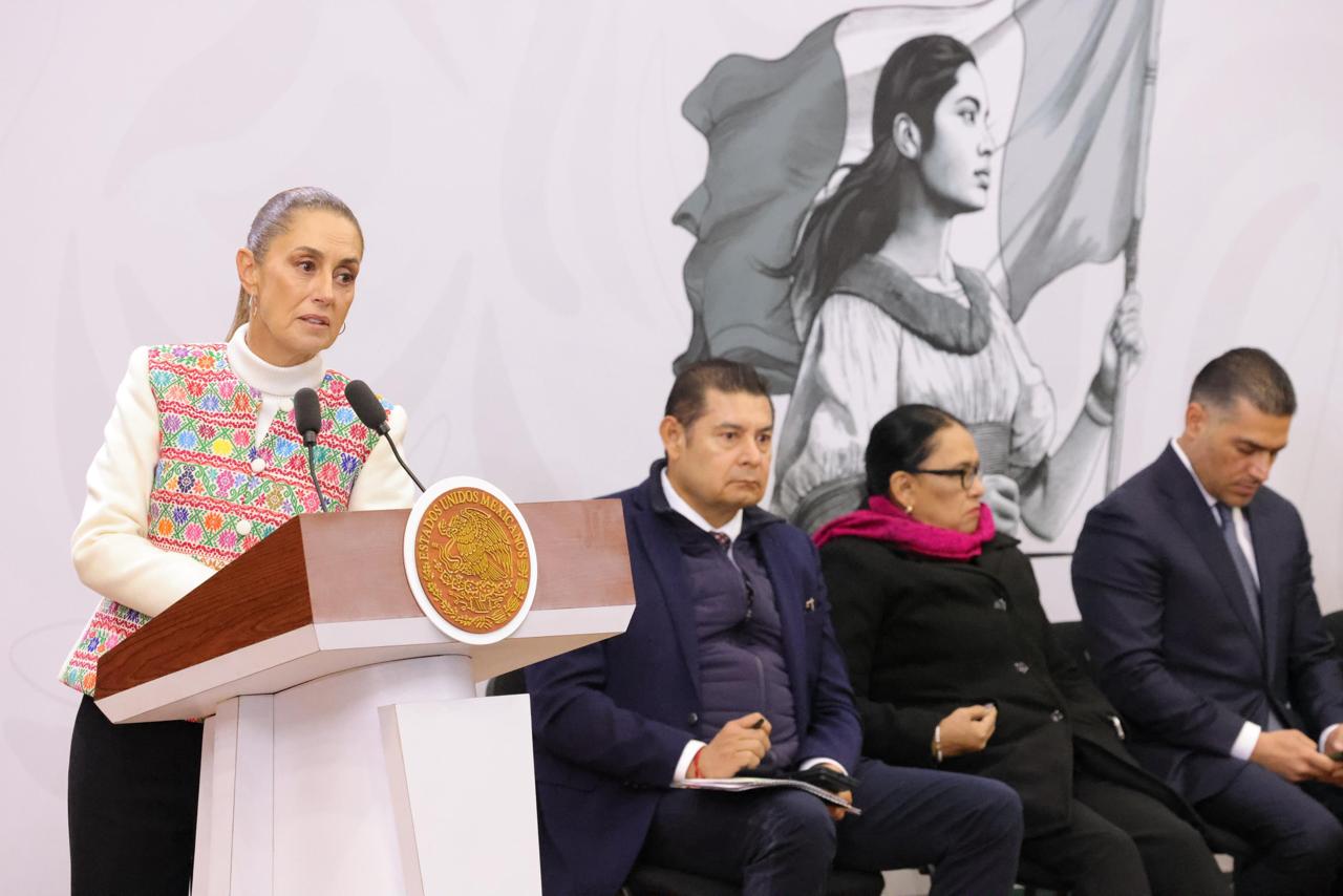 Destaca presidenta Sheinbaum reducción de delitos en Puebla Destaca presidenta Sheinbaum reducción de delitos en Puebla