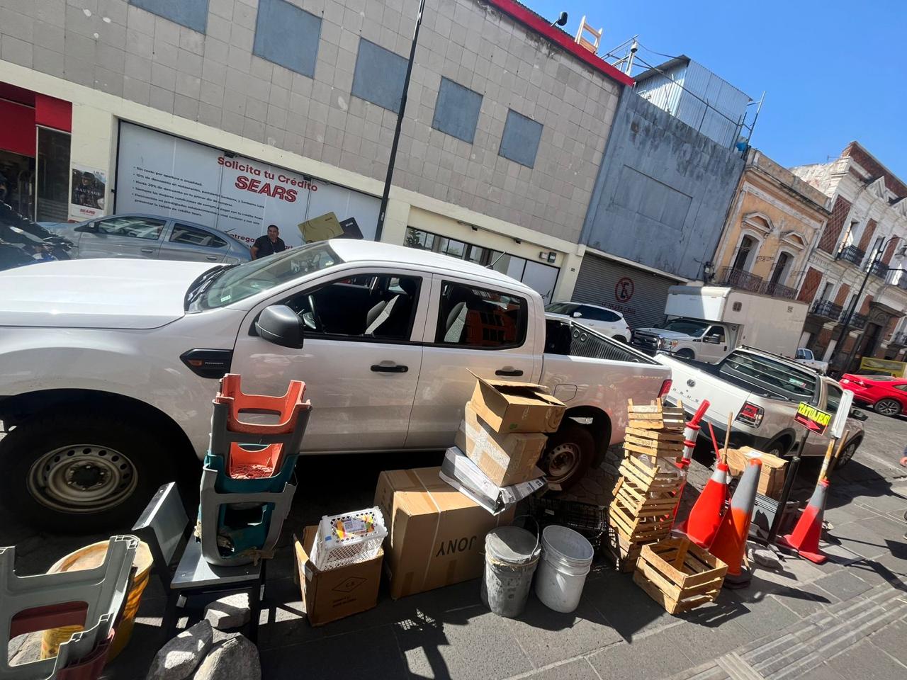 Operativo contra el apartado ilegal de lugares en vía pública, permanente: Franco Rodríguez Operativo contra el apartado ilegal de lugares en vía pública, permanente: Franco Rodríguez