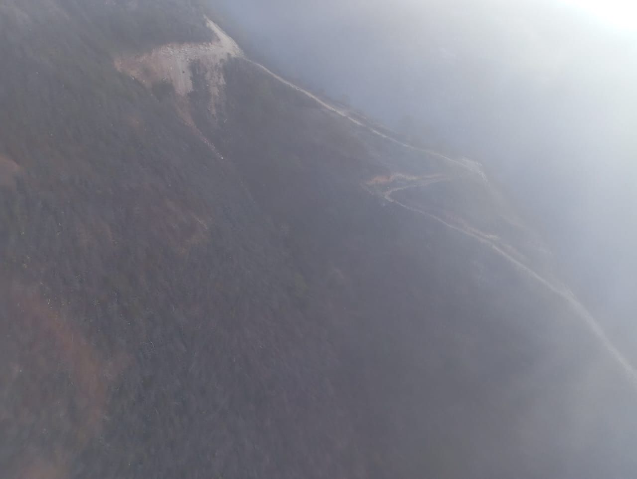 Controlado en 90% el incendio en Vicente Guerrero; afectadas 240 hectáreas