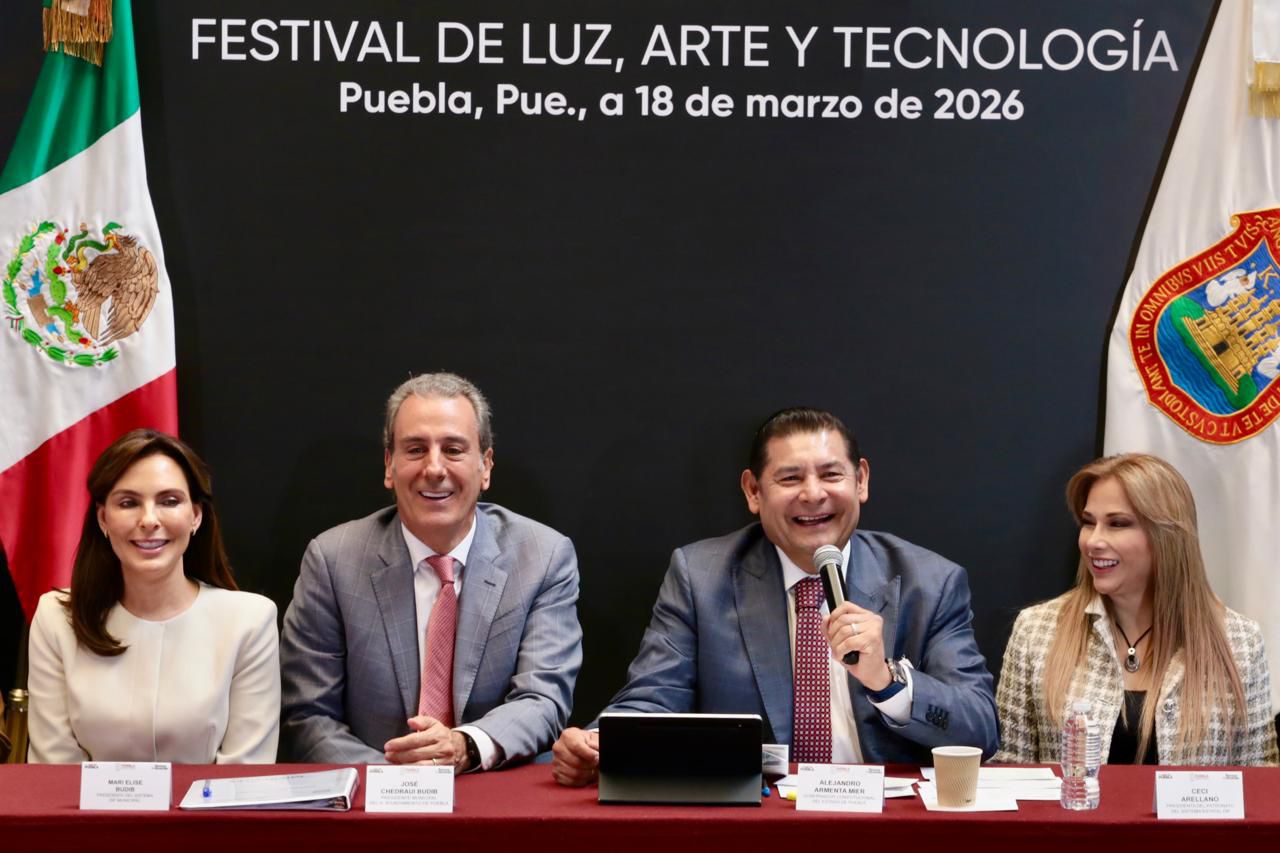 Uno de los cinco mejores festivales de luz en el mundo se presentará en Puebla capital