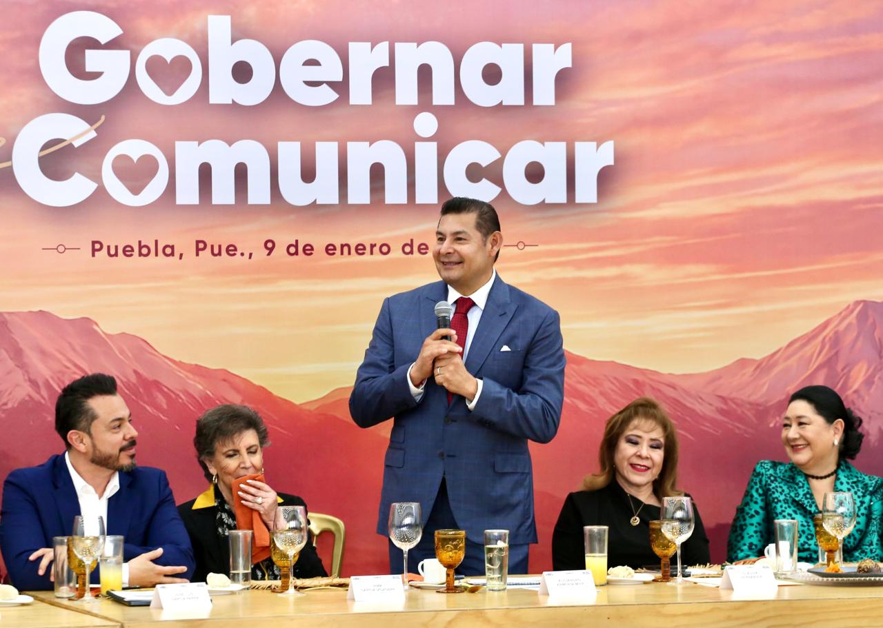 Percepción social, fundamental para gobernar; medios de comunicación, actores clave para transformar a Puebla