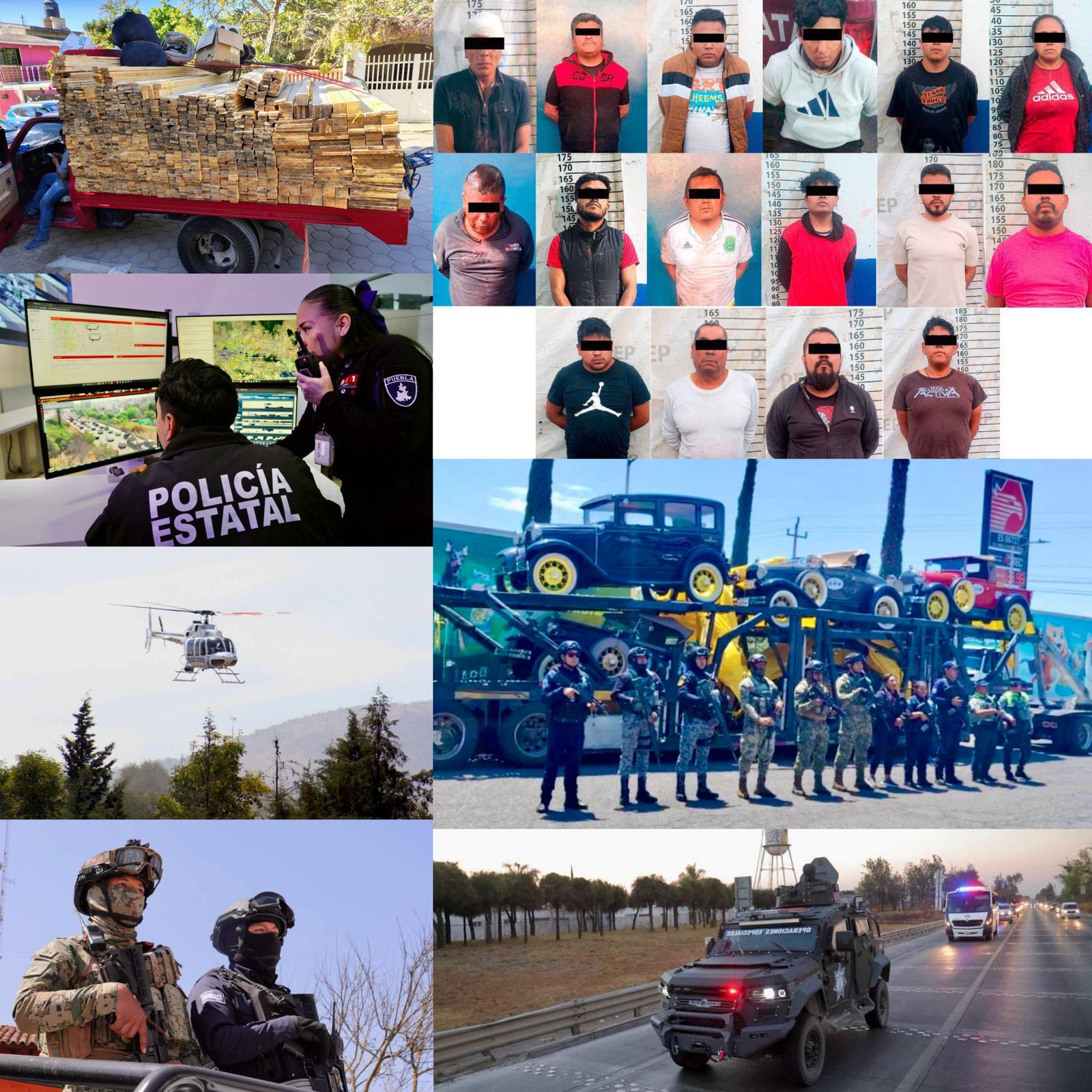 Con 185 acciones operativas, fuerzas de seguridad detienen a 84 personas Con 185 acciones operativas, fuerzas de seguridad detienen a 84 personas