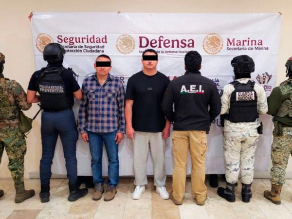 Detienen a dos presuntos integrantes del CJNG en Tlalancaleca