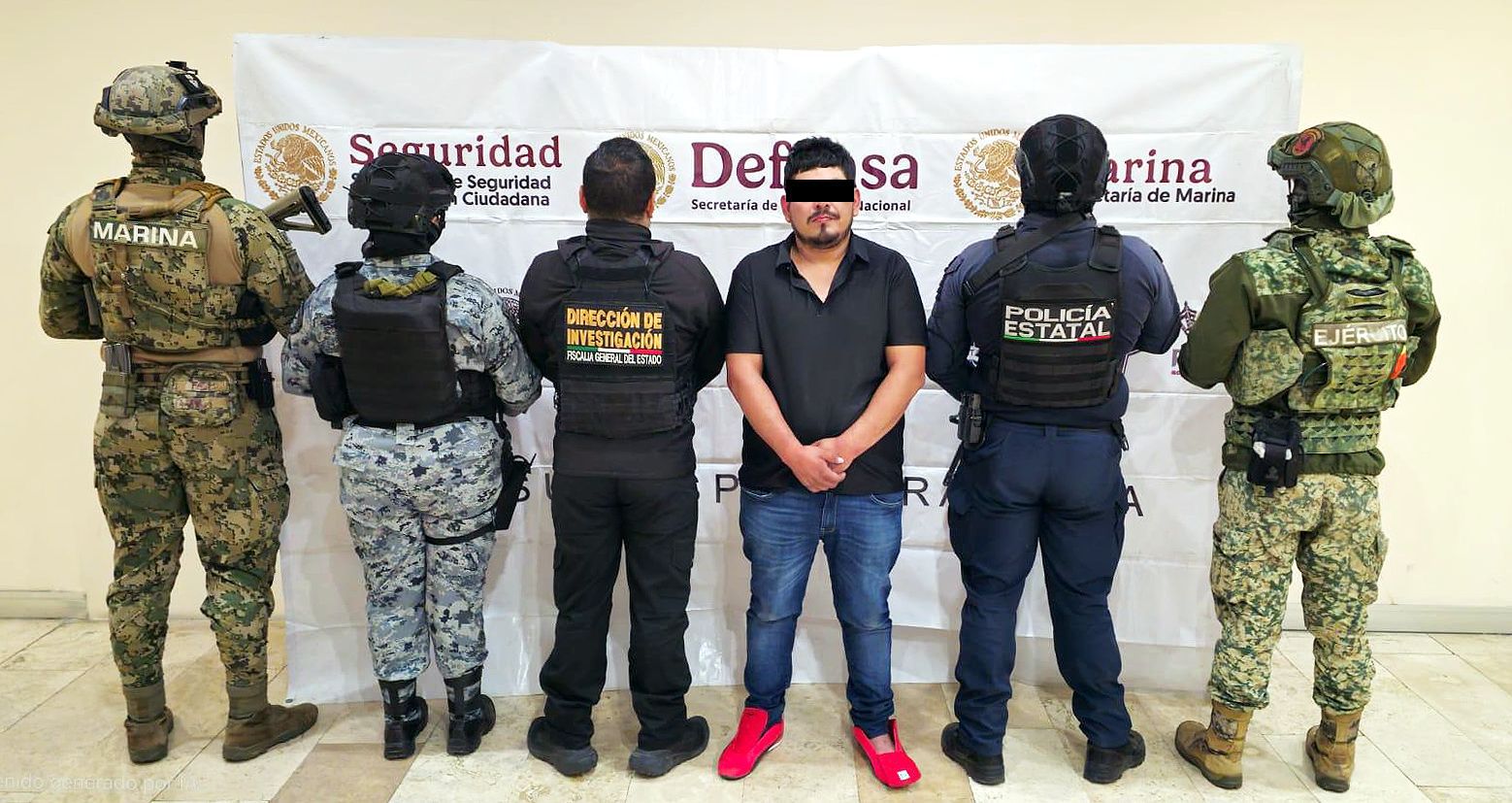Autoridades federales y estatales capturan a presunto integrante del CJNG