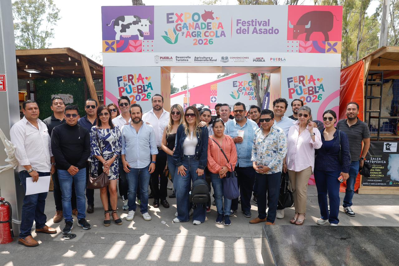 Empresarios de tres organismos disfrutan de la Feria de Puebla
