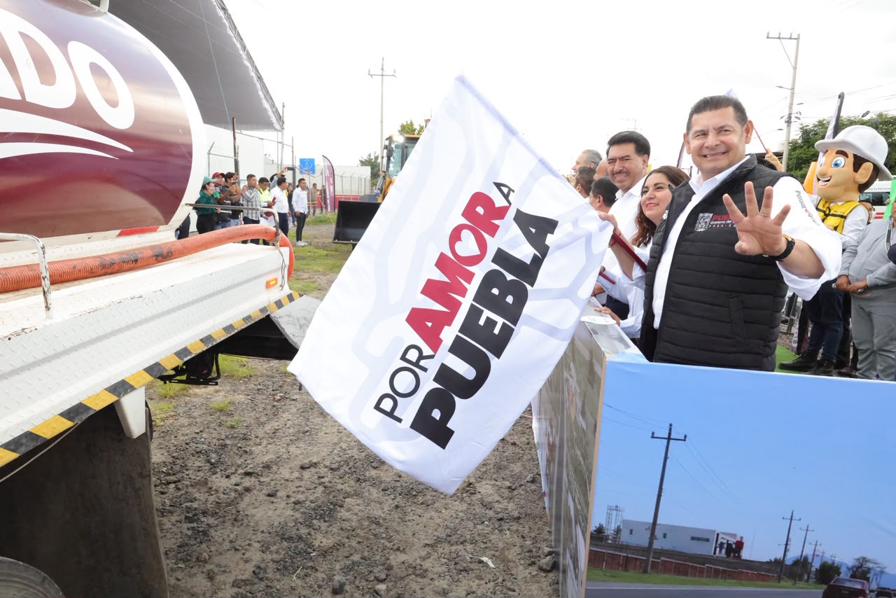 Armenta da banderazo de inicio a la ampliación del tramo San José Chiapa-Rafael Lara Grajales