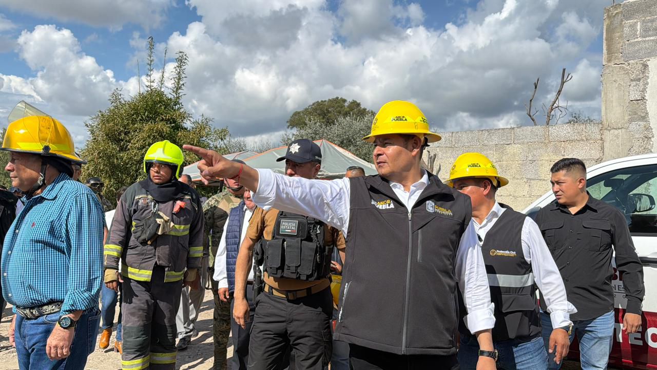 Supervisa Armenta zona de emergencia en Tepeaca