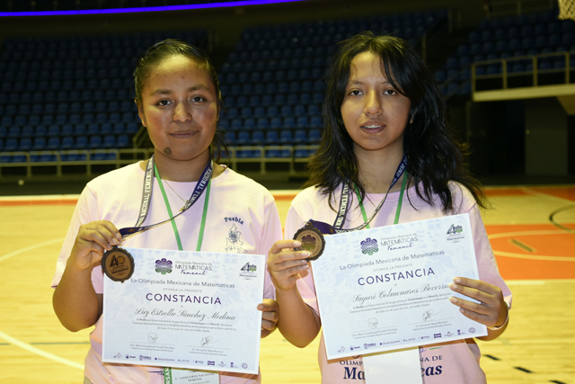 Gana BUAP bronce en Quinto Concurso Nacional Femenil de la Olimpiada Mexicana de Matemáticas