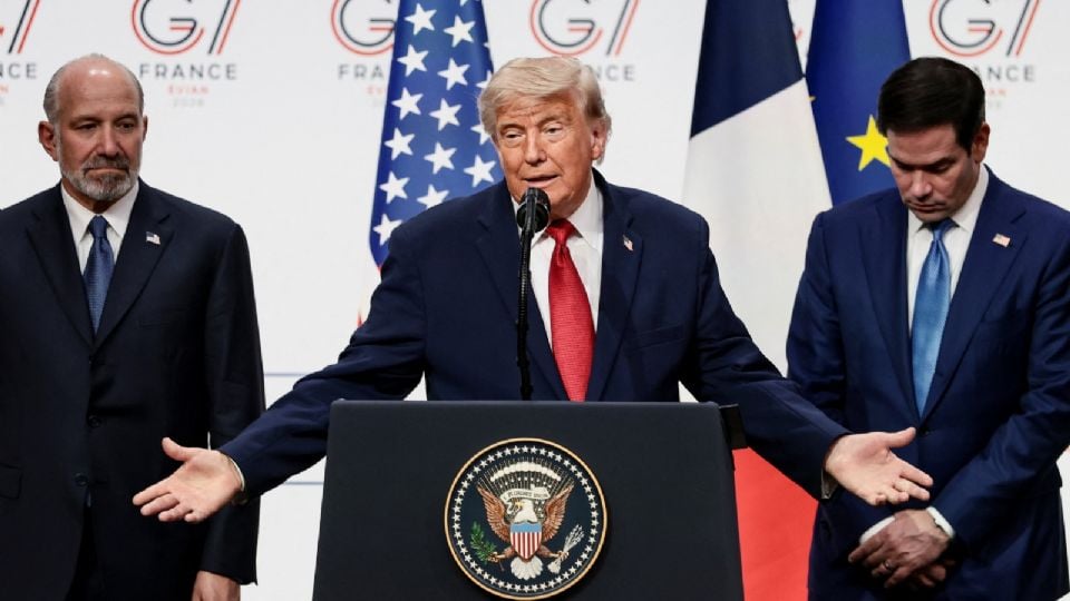 “México ha perdido el control de su país y Sheinbaum está muy asustada”, afirma Trump desde el G7 “México ha perdido el control de su país y Sheinbaum está muy asustada”, afirma Trump desde el G7