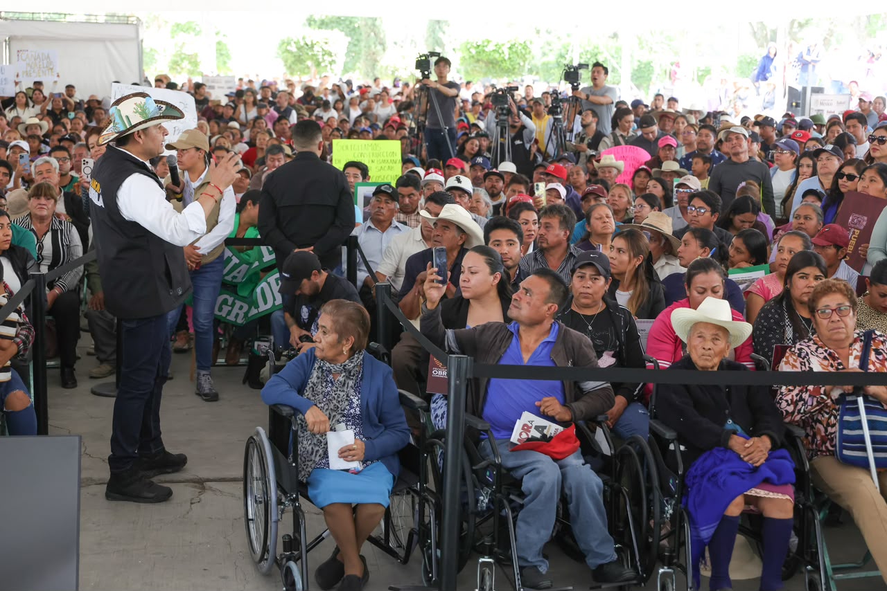 Con obra comunitaria gobierno estatal consolida bienestar en Quecholac Con obra comunitaria gobierno estatal consolida bienestar en Quecholac