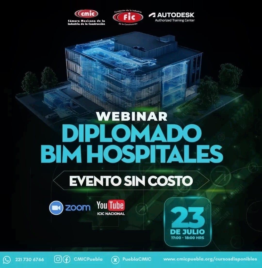 CMIC Puebla presenta el Diplomado BIM Hospitales